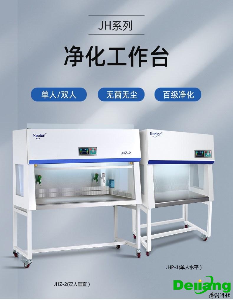 雙人單面垂直潔凈工作臺產(chǎn)品展示圖1